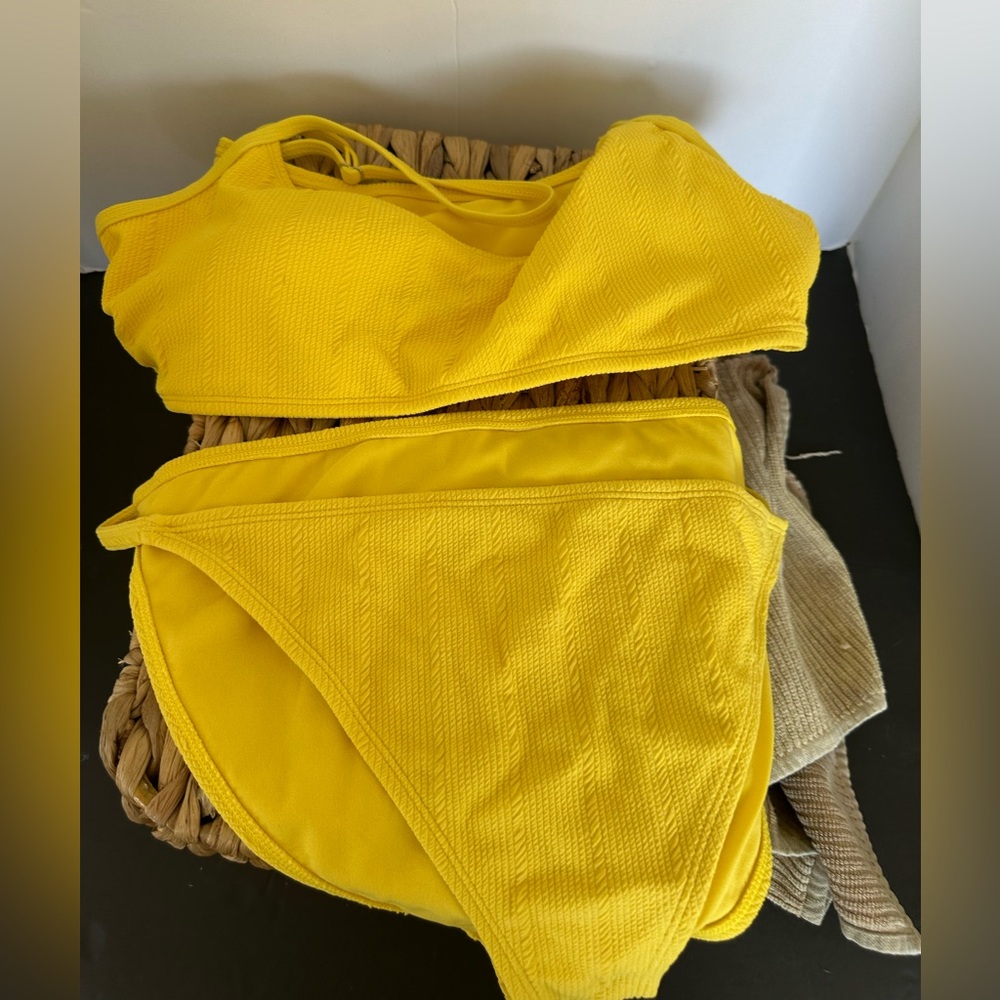 Women’s xl yellow string bikini